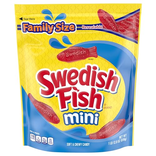 Swedish Fish Mini Soft & Chewy Candy Family Size Bag - 30.4oz von Mondelez International