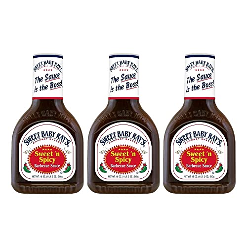 Sweet Baby Ray'S Gourmet Sauces Bbq Saucen, 18Ounce Flasche (Verpackungung Mit 3) (Sweet ?N Spicy) von Sweet Baby Ray's
