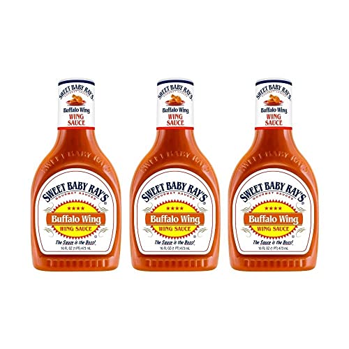 Sweet Baby Ray's, Buffalo Wing, Marinade & Sauce, 16oz Bottle (Pack of 3) von Sweet Baby Ray's