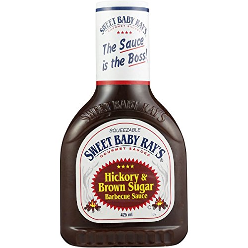 Sweet Baby Ray's BBQ Sauce - Hickory Brown Sugar, 1er Pack (1 x 510 g Flasche) von Sweet Baby Ray's