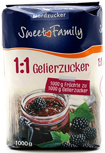 Nordzucker Sweet Family 1:1 Gelierzucker, 10er Pack (10 x 1 kg) von Sweet Family