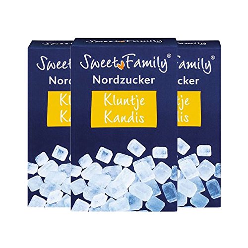 Sweet Family Kluntje Kandis, 1000g 3er Pack von Sweet Family