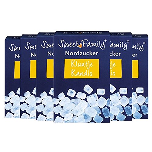 Sweet Family Kluntje Kandis, 1000g 6er Pack von Sweet Family