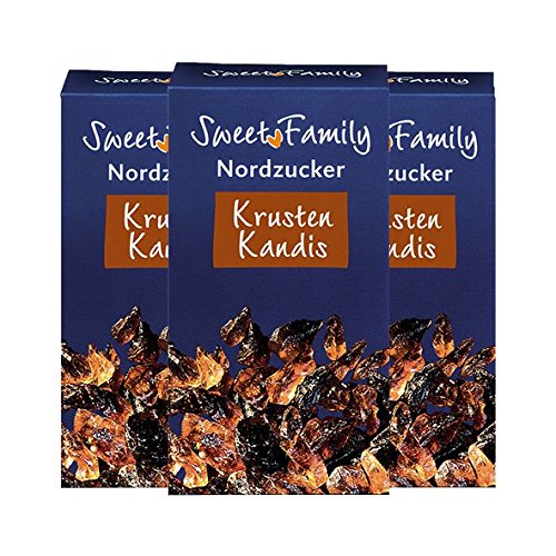 Sweet Family Krusten Kandis, 500g 3er Pack von Sweet Family