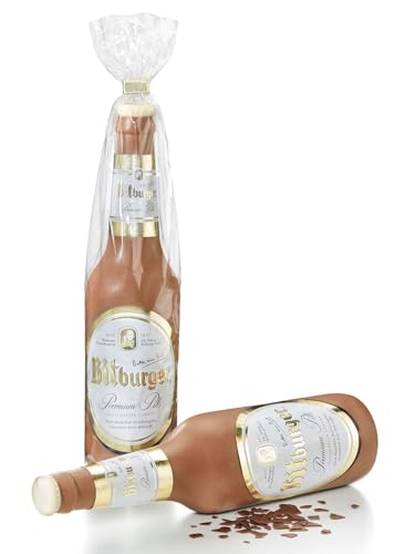 Schoko-Bierflasche 160g – Vollmilchschokolade mit weißer Schokoladen-Deko – Super-Geschenktipp für Bierliebhaber, Geburtstag & Vatertag – 23 cm Hingucker aus Edel-Schokolade Schoko-Bierflasche 160g – Vollmilchschokolade mit weißer Schokoladen-Deko – Super-Geschenktipp für Bierliebhaber, Geburtstag & Vatertag – 23 cm Hingucker aus Edel-Schokolade von Sweet Flash