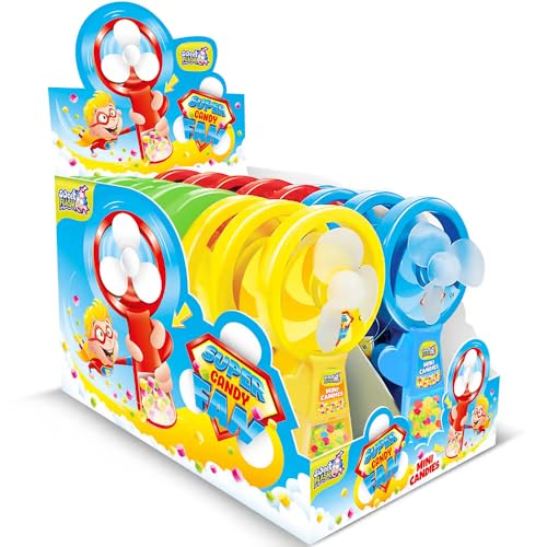 Super Candy Fan – Nachfüllbarer Handventilator mit Bonbonperlen – 16er Display – Süßes Spielzeug für Kindergeburtstage, Partys & Events Super Candy Fan – Nachfüllbarer Handventilator mit Bonbonperlen – 16er Display – Süßes Spielzeug für Kindergeburtstage, Partys & Events von Sweet Flash