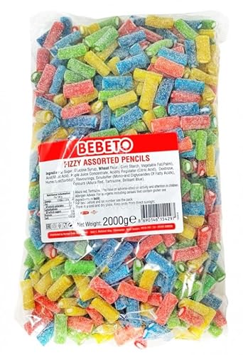 Bebeto Fizzy Buntstifte, 2 kg von The Sweet Pack