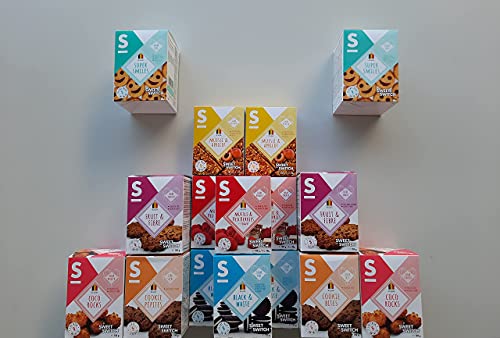 SWEET-SWITCH® - Cookie Monster Box - Schokolade - Aufstrich - Kekse - Marshmallow - Süßigkeiten - Gesund - 10 Produkte von Sweet-Switch