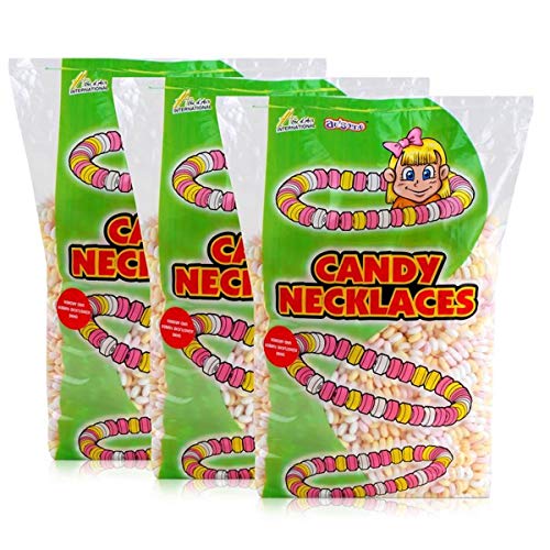 Sweet Stories Traubenzuckerketten 1,68 kg - Candy Necklaces (3er Pack) von Sweet