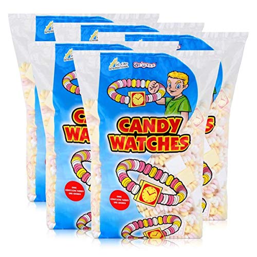 Sweet Stories Traubenzuckeruhren 1,45 kg - Candy Watches (5er Pack) von Sweet
