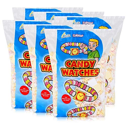 Sweet Stories Traubenzuckeruhren 1,45 kg - Candy Watches (6er Pack) von Sweet