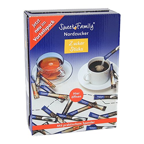 Sweet Family Zucker Sticks, 100 St?ck je 5g 1er Pack Sweet Family Zucker Sticks, 100 St?ck je 5g 1er Pack von SweetFamily