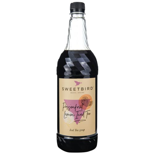 Sweetbird Passion Fruit Zitronen-Eistee-Sirup, 1 Liter, vegan Sweetbird Passion Fruit Zitronen-Eistee-Sirup, 1 Liter, vegan von Sweetbird