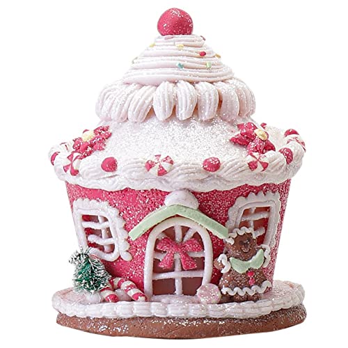 Swiixxer LED-Weihnachtslebkuchenhaus Leuchtendes Haus Lebkuchendekor Weihnachtshaus Tischplatte Weihnachtsfeiertag Dekorativ,B Swiixxer LED-Weihnachtslebkuchenhaus Leuchtendes Haus Lebkuchendekor Weihnachtshaus Tischplatte Weihnachtsfeiertag Dekorativ,B von Swiixxer