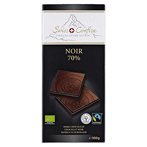 Swiss Confisa, Bio Noir 70% Kakao Schokolade, 1x 100g von Swiss Confisa