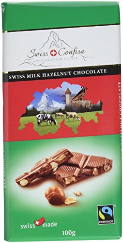Swiss Confisa Schweizer Milchschokolade Lait Noisettes, 100 g von Swiss Confisa