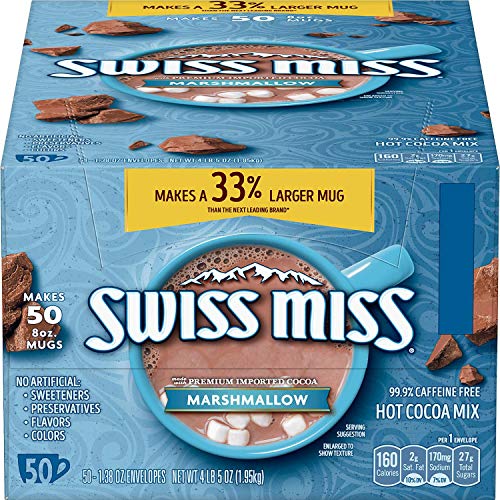 Marshmallow Cocoa Mix Caffeine Free 50/1.38 Oz Net Wt 69 Oz,, () von Swiss Miss