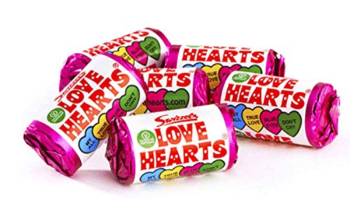 500 g Swizzels Mini Love Heart Rollen verpackt Süßigkeiten Geschenke von Swizzels
