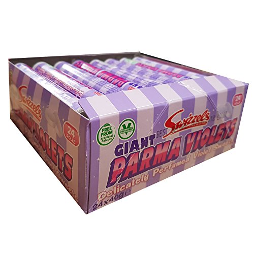 Parma-Veilchen – Riesenbonbons – Swizzels Matlow Bonbons 40 g (24 Stück) von Swizzels