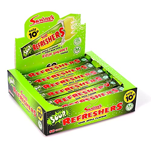 SWIZZELS SOUR APPLE CHEW BAR - 60 COUNT von Swizzels