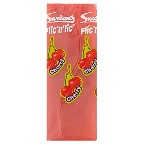 Swizzels Flic 'n' lic Kirsche 14g (Packung mit 24 x 14g) von Swizzels