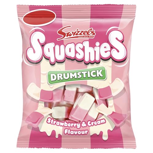Swizzels SQUASHIES ERDBEERE & SAHNE PMP 12X120G von Swizzels
