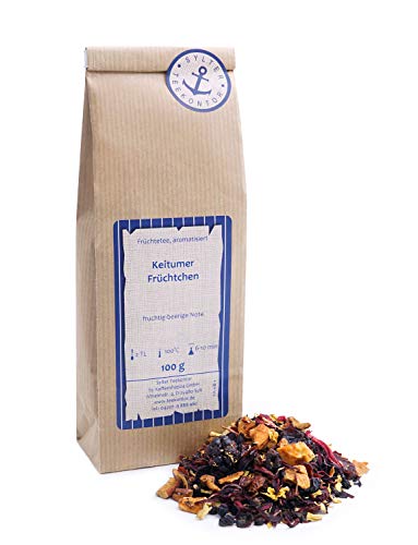 Früchtetee lose Keitumer Früchtchen Apfel, Hagebutten, Hibiskus, Korinthen, Holunderbeeren, Brombeeren, Johannisbeeren, Sonnenblumen Früchte Tee 100g Früchtetee lose Keitumer Früchtchen Apfel, Hagebutten, Hibiskus, Korinthen, Holunderbeeren, Brombeeren, Johannisbeeren, Sonnenblumen Früchte Tee 100g von Sylter Teekontor