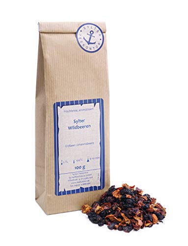 Früchtetee lose Wildbeeren Hagebutten, Johannisbeeren, Apfel, Korinthen, Hibiskus, Holunderbeeren, Rote-Bete, Erdbeer, Himbeeren Früchte Tee Erdbeer- Johannisbeere 100g Früchtetee lose Wildbeeren Hagebutten, Johannisbeeren, Apfel, Korinthen, Hibiskus, Holunderbeeren, Rote-Bete, Erdbeer, Himbeeren Früchte Tee Erdbeer- Johannisbeere 100g von Sylter Teekontor