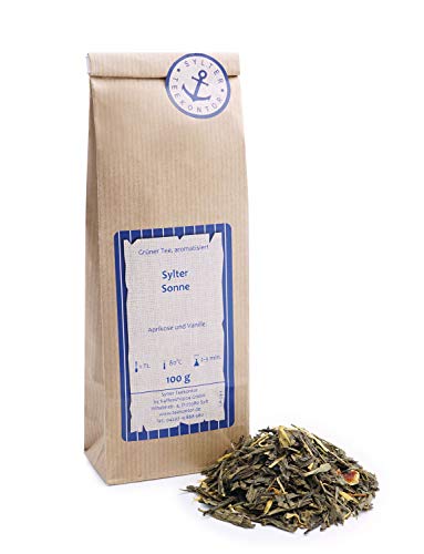 Grüner Tee lose Grüner Tee Sonne Orangen, Ringelblumen Grüntee Aprikose und Vanille 500g Grüner Tee lose Grüner Tee Sonne Orangen, Ringelblumen Grüntee Aprikose und Vanille 500g von Sylter Teekontor