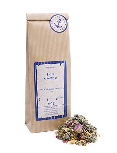 Kräutertee lose Sylter Himbeerblätter, Hagebutten, Brennnesselblätter, Brombeerblätter, Rosen, Apfel, Heideblüten, Kaktusblüten, Spitzwegerich, Rosenblüten, Kräuter Tee fruchtig-kräutrig 500g Kräutertee lose Sylter Himbeerblätter, Hagebutten, Brennnesselblätter, Brombeerblätter, Rosen, Apfel, Heideblüten, Kaktusblüten, Spitzwegerich, Rosenblüten, Kräuter Tee fruchtig-kräutrig 500g von Sylter Teekontor