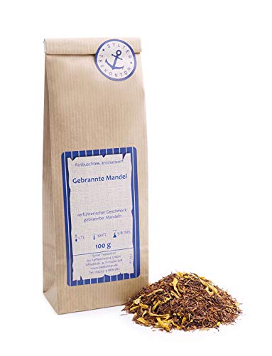 Rotbuschtee lose Rooibos-Tee Gebrannte Mandel Mandeln Apfel, Zimt Rooibos Tee Südafrika 100g von Sylter Teekontor