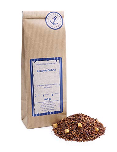 Rotbuschtee lose Rooibos-Tee Karamel-Sahne Karamell Rooibos Tee Südafrika 100g von Sylter Teekontor