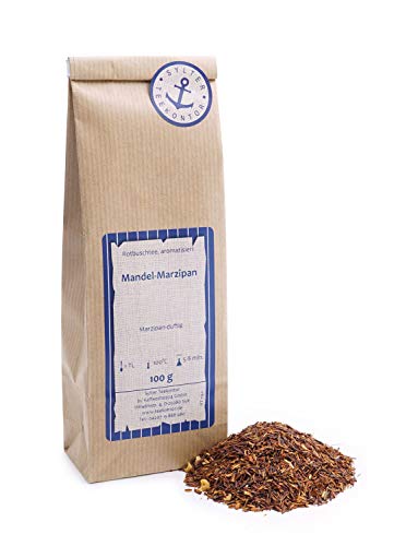 Rotbuschtee lose Rooibos-Tee Mandel-Marzipan Mandeln Rooibos Tee Südafrika 100g von Sylter Teekontor