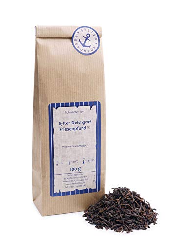 Schwarzer Tee lose Friesenpfund Deichgraf Schwarztee Sri Lanka 100g von Sylter Teekontor