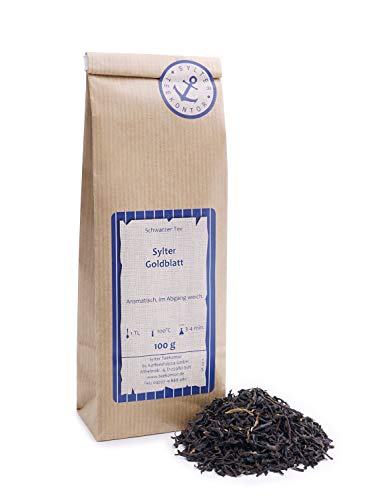 Schwarzer Tee lose Goldblatt Schwarztee Indien 500g von Sylter Teekontor