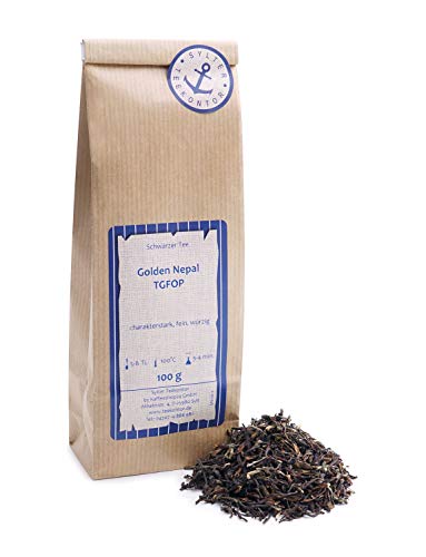 Schwarzer Tee lose Golden Nepal TGFOP Schwarztee Nepal 500g von Sylter Teekontor