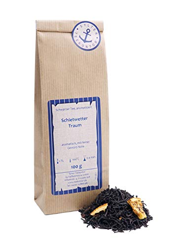Schwarzer Tee lose Schietwetter Traum Orangenecken, Zimt, Nelken, Vanille Schwarztee aromatisch, mit feiner Gewürz-Note 500g Schwarzer Tee lose Schietwetter Traum Orangenecken, Zimt, Nelken, Vanille Schwarztee aromatisch, mit feiner Gewürz-Note 500g von Sylter Teekontor