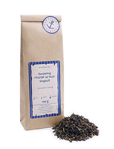 Schwarzer Tee lose Singbulli FTGFOP (first flush) Schwarztee Indien 100g von Sylter Teekontor
