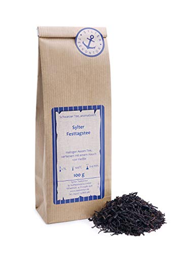 Schwarzer Tee lose Festtagstee Vanille Schwarztee 100g Schwarzer Tee lose Festtagstee Vanille Schwarztee 100g von Sylter Teekontor