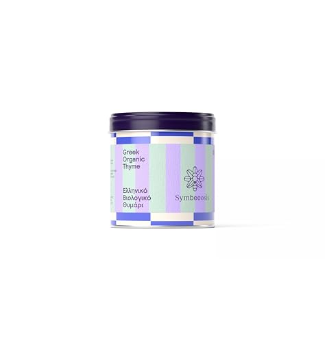 Symbeeosis Bio-Thymian - Traditionelles mediterranes Kochkraut, Antiseptikum, Halsberuhigungsmittel & Hustenlinderung - Duftende Pflanze mit gesundheitlichen Vorteilen & Honigproduktion Symbeeosis Bio-Thymian - Traditionelles mediterranes Kochkraut, Antiseptikum, Halsberuhigungsmittel & Hustenlinderung - Duftende Pflanze mit gesundheitlichen Vorteilen & Honigproduktion von Symbeeosis