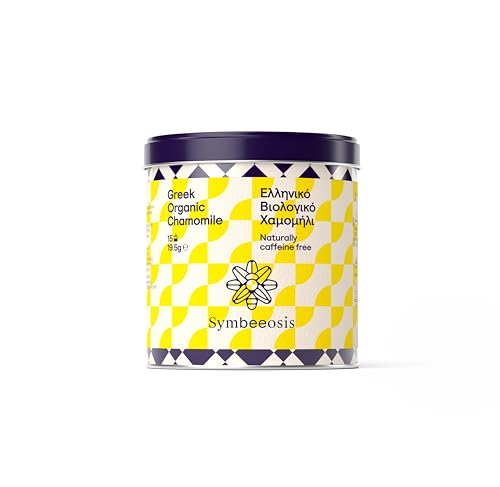 Symbeeosis Griechische Bio-Kamilleninfusion - Natürlicher beruhigender Kräutertee zur Stressreduktion, bei Erkältung & Magenbeschwerden, enthält aktiven Trockenextrakt, 15 Pyramiden à 1,3g Symbeeosis Griechische Bio-Kamilleninfusion - Natürlicher beruhigender Kräutertee zur Stressreduktion, bei Erkältung & Magenbeschwerden, enthält aktiven Trockenextrakt, 15 Pyramiden à 1,3g von Symbeeosis