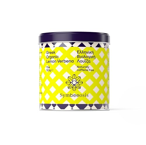 Symbeeosis Griechische Bio-Zitronenverbene-Infusion - Tee zur Stresslinderung & Schlafhilfe mit verdauungsfördernden Eigenschaften - Mischung angereichert mit Trockenextrakt aus Zitronenverbene Symbeeosis Griechische Bio-Zitronenverbene-Infusion - Tee zur Stresslinderung & Schlafhilfe mit verdauungsfördernden Eigenschaften - Mischung angereichert mit Trockenextrakt aus Zitronenverbene von Symbeeosis