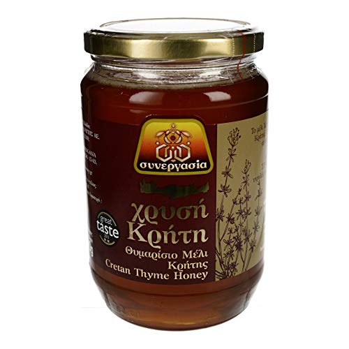 Griechischer Kretischer Thymian Honig 900g SYNERGASIA Superior Qualität aus Kreta von Synergasia
