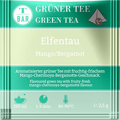 Elfentau (aromatisierte Grünteemischung in 15 Pyramidenbeuteln) von T-BAR