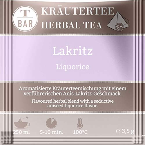 Lakritz (Kräutermischung in 15 Pyramidenbeuteln) von T-BAR