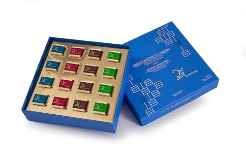 Degustationspaket mit 16 Handgemachte Cremini-Pralinen, Handwerkliche Schoko aus Italien, 160g Degustationspaket mit 16 Handgemachte Cremini-Pralinen, Handwerkliche Schoko aus Italien, 160g von T'a Milano