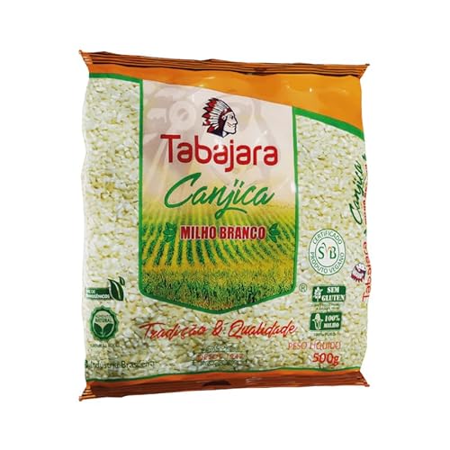 TABAJARA Geschälter weisser Mais GMO-frei - Canjica Milho Branco não Transgenico, 500g TABAJARA Geschälter weisser Mais GMO-frei - Canjica Milho Branco não Transgenico, 500g von TABAJARA