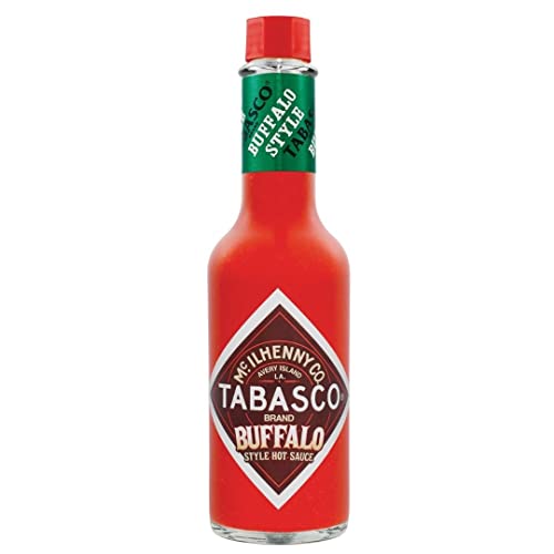 TABASCO – Buffalo Style Hot Sauce – 150 ml / 0,15 Liter – scharfe Chili-Sauce “Buffalo”-Art von TABASCO
