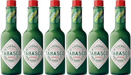 TABASCO Grüne Jalapeño Hot Sauce 57ml - 6er Pack von TABASCO