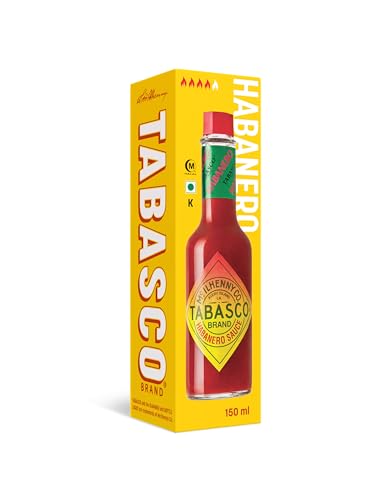 Tabasco - Habanero Chili Sauce - 148ml/ 0,148 Liter - Scharfe Chili-Sauce - Perfekt, um jeder Mahlzeit einen Kick zu verleihen - Enthält keine künstlichen Konservierungsstoffe von TABASCO